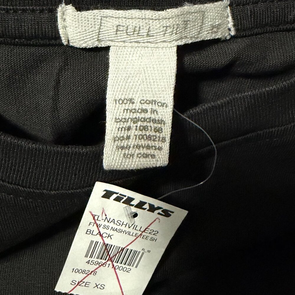 Full Tilt Tillys Nashville Tennessee Music City‎ Graphic T-Shirt XS New Tags - Picture 7 of 7